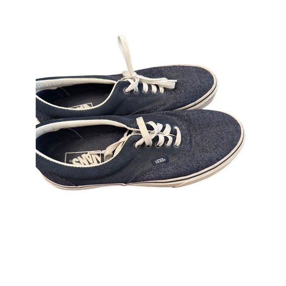 Vans blue denim style sneakers size 9 - Picture 2 of 5